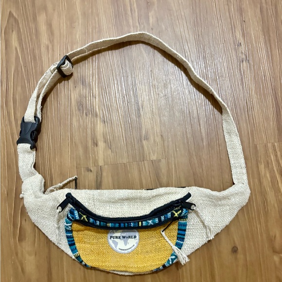 Yellow and Blue Women's Bag - Picture 2 of 4